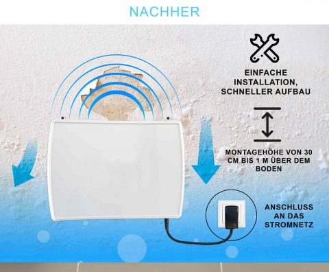 Gerät zur Mauertrocknung