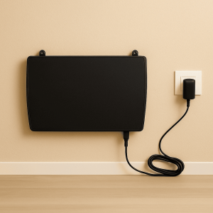 Anti-Feuchtigkeitsgerät ATE Max Schwarz – Elektromagnetischer Feuchtigkeits-Polaritätsumkehrer